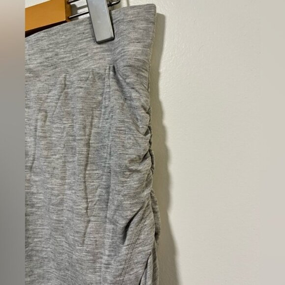 AWARE by Vero Moda Grey Ruched Jersey Skirt - Size M - Picture 9 of 11